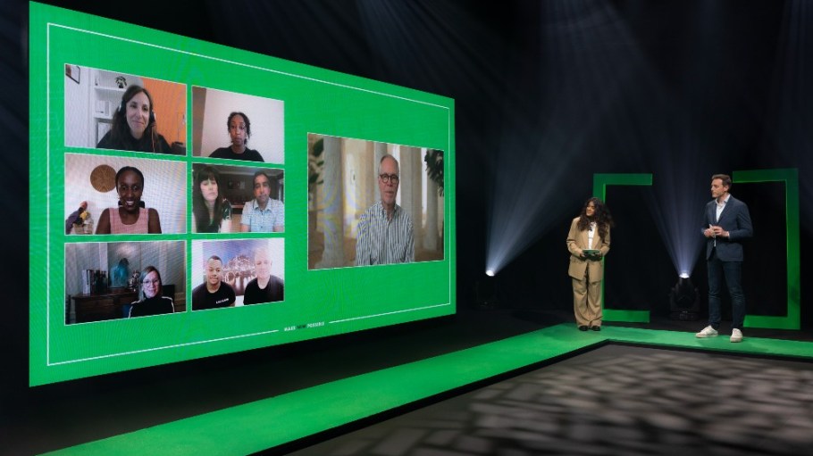 Tommy Hilfiger meets virtually with six finalists.