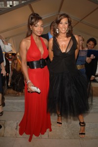 Janet Jackson (L) and Donna Karan attend the Council of Fashion Designers of America's 2006 Fashion Awards at the New York Public Library.