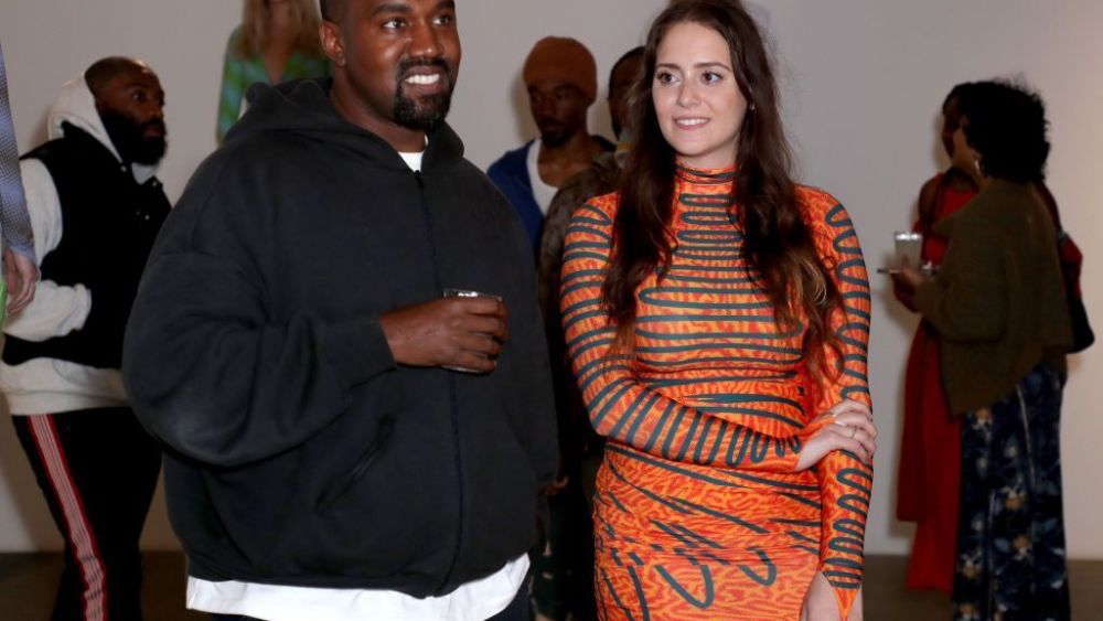 Ye with with his former designer Maisie Schloss, who is working with Keds for New York Fashion Week.