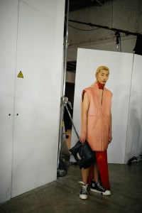 Backstage at Rick Owens Men's Fall 2022