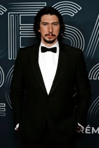 Adam Driver poses for photographers prior to the 47th Cesar Award ceremony, in Paris, Friday, Feb. 25, 2022. (AP Photo/Thibault Camus)
