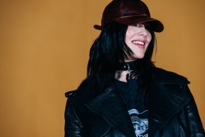 Backstage at Coach RTW Fall 2022 ​on February 14, 2022 in New York.