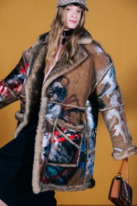 Backstage at Coach RTW Fall 2022 ​on February 14, 2022 in New York.