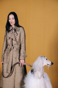 Backstage at Coach RTW Fall 2022 ​on February 14, 2022 in New York.