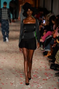 Runway at Ahluwalia RTW Fall 2022 on February 19, 2022 in London