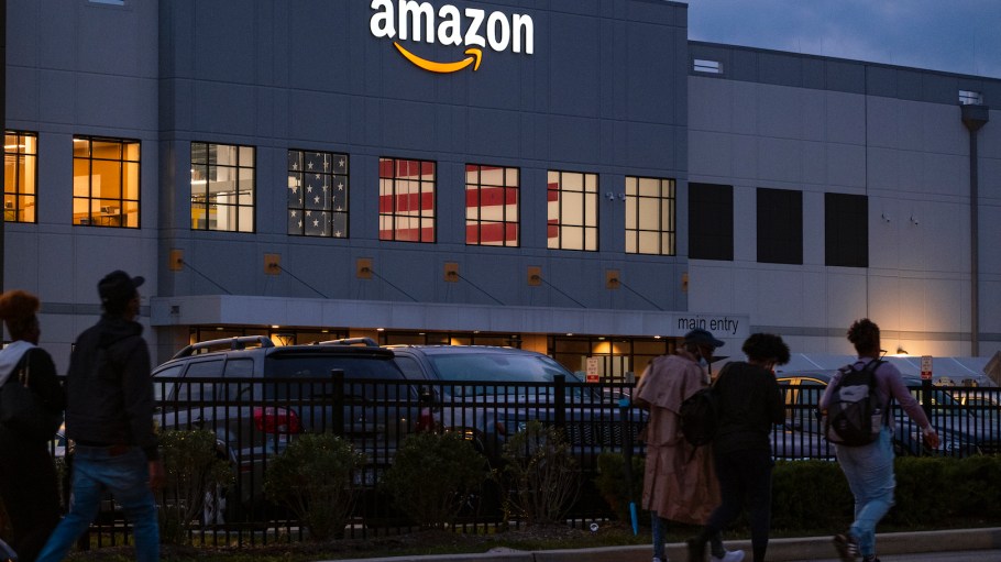 The Staten Island "JFK8" Amazon facility.