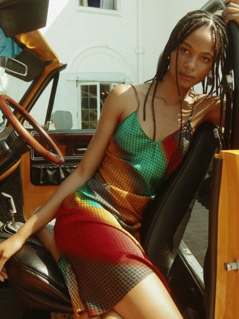 Helen Palmer, WGSN head of materials, knits and textiles, shares how fabrics and prints factor in cabincore, varsity and party wear trends.