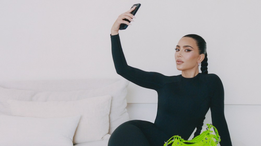 Kim Kardashian West in the Balenciaga campaign.