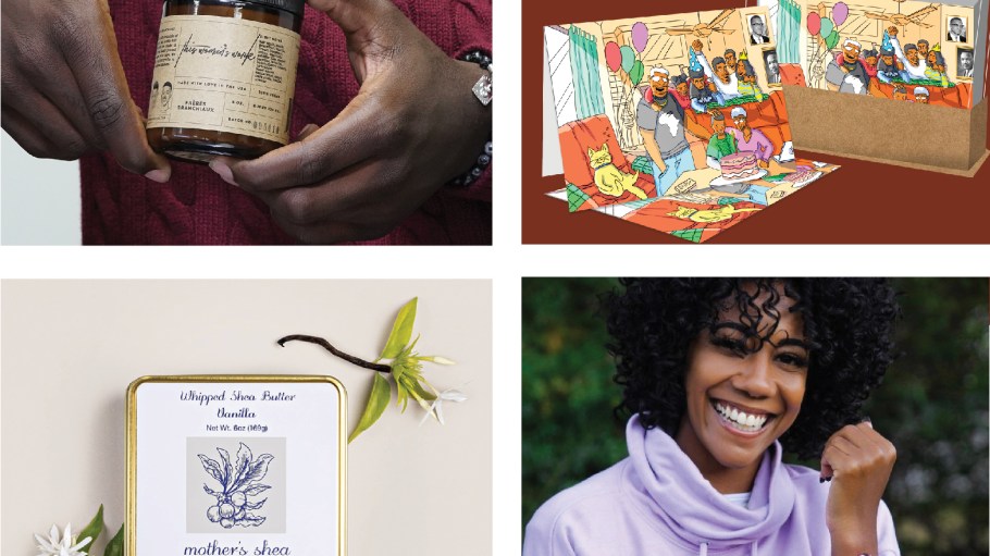 Four of the newest brands coming to Belk, all of which are Black-owned: Frères Branchiaux, Culture Greetings, Eu’Genia Shea and SPGBK Watches.