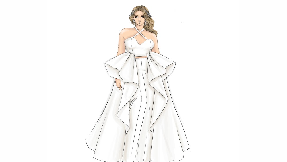 A look from Bridal by Eloquii