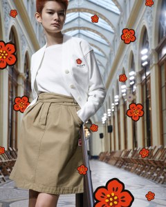 A look from Nigo's first limited-edition capsule collection for Kenzo.
