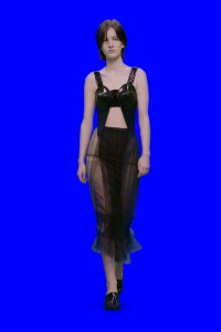 Runway atÊChristopher Kane RTW Fall 2022Êon February 21, 2022 in London.Ê