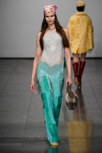 Runway at Conner Ives - NEWGEN RTW Fall 2022 ​on February 18th, 2022 in London.