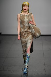 Runway at Conner Ives - NEWGEN RTW Fall 2022 ​on February 18th, 2022 in London.