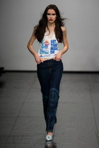 Runway at Conner Ives - NEWGEN RTW Fall 2022 ​on February 18th, 2022 in London.