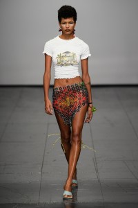 Runway at Conner Ives - NEWGEN RTW Fall 2022 ​on February 18th, 2022 in London.