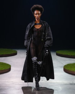Runway at David Koma RTW Fall 2022 ​on February 20th, 2022 in London.