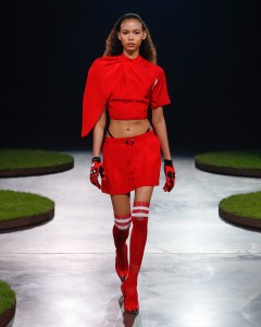 Runway at David Koma RTW Fall 2022 ​on February 20th, 2022 in London.