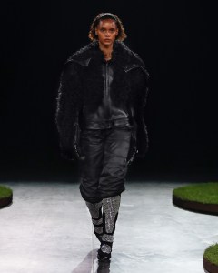 Runway at David Koma RTW Fall 2022 ​on February 20th, 2022 in London.