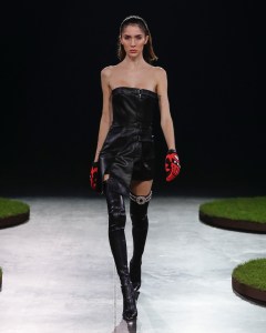 Runway at David Koma RTW Fall 2022 ​on February 20th, 2022 in London.