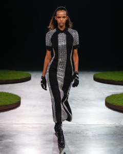 Runway at David Koma RTW Fall 2022 ​on February 20th, 2022 in London.