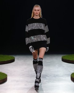 Runway at David Koma RTW Fall 2022 ​on February 20th, 2022 in London.
