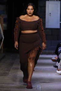 Runway at Eckhaus Latta RTW Fall 2022 ?on February 12, 2022 in New York.