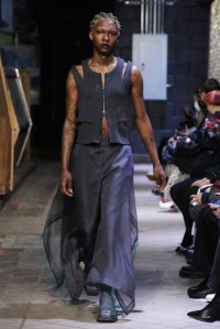 Runway at Eckhaus Latta RTW Fall 2022 ​on February 12, 2022 in New York.