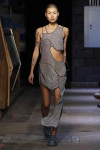 Runway at Eckhaus Latta RTW Fall 2022 ?on February 12, 2022 in New York.