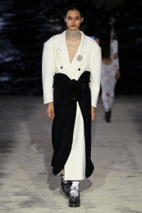 Runway at Edward Crutchley RTW Fall 2022 ​on February 18th, 2022 in London.