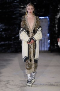 Runway at Edward Crutchley RTW Fall 2022 ​on February 18th, 2022 in London.
