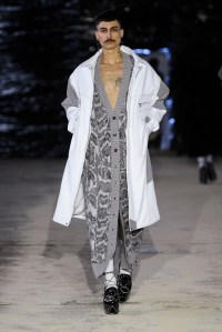 Runway at Edward Crutchley RTW Fall 2022 ​on February 18th, 2022 in London.