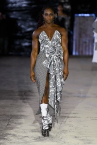 Runway at Edward Crutchley RTW Fall 2022 ​on February 18th, 2022 in London.
