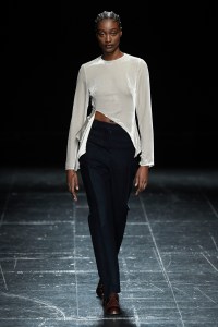 Runway at Eftychia RTW Fall 2022 on February 19, 2022 in London
