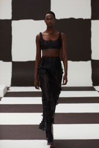 Runway at Emilia Wickstead RTW Fall 2022 on February 21, 2022 in London.