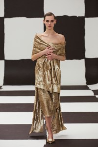 Runway at Emilia Wickstead RTW Fall 2022 on February 21, 2022 in London.