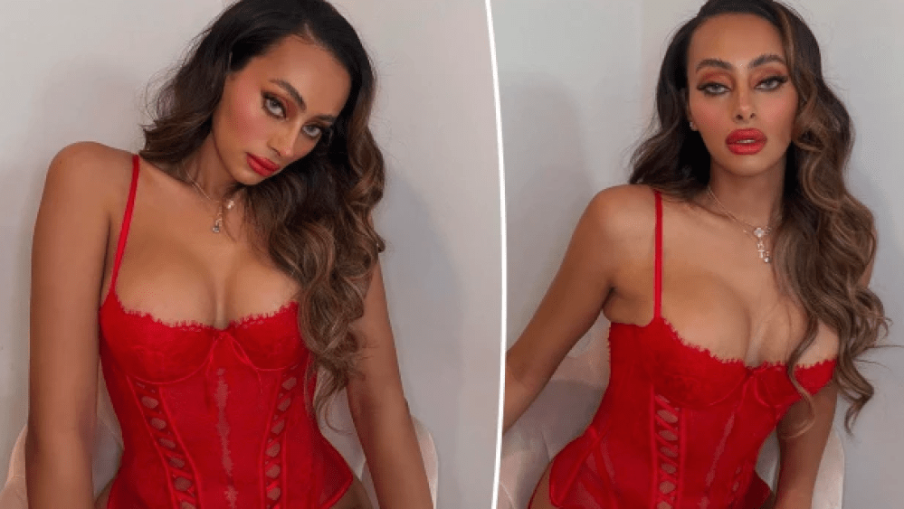 Emira D'Spain lingerie Victoria's Secret