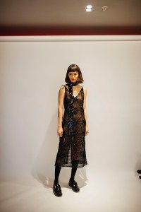 Backstage at Erdem RTW Fall 2022 ​on February 21, 2022 in City.