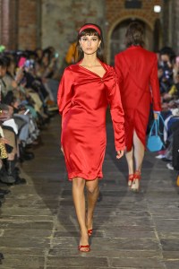Runway at Eudon Choi RTW Fall 2022 ​on February 19th, 2022 in London.