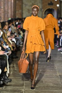 Runway at Eudon Choi RTW Fall 2022 ​on February 19th, 2022 in London.