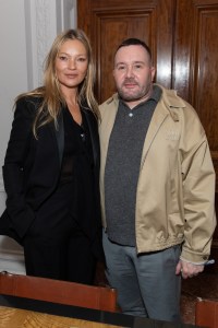 Kate Moss and Kim Jones