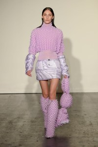 Runway at Fashion East- Chet Lo RTW Fall 2022 on February 20, 2022 in London