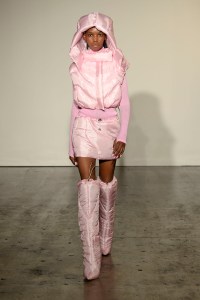Runway at Fashion East- Chet Lo RTW Fall 2022 on February 20, 2022 in London