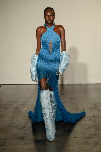 Runway at Fashion East- Chet Lo RTW Fall 2022 on February 20, 2022 in London