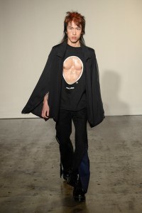 Runway at Fashion East- Jawara Alleyne RTW Fall 2022 on February 20, 2022 in London