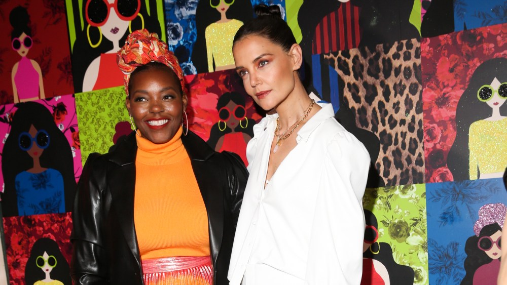 Mahogany L. Browne and Katie Holmes