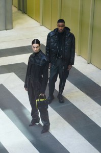 Fashion looks from Ferrari's Fall 2022 collection.
