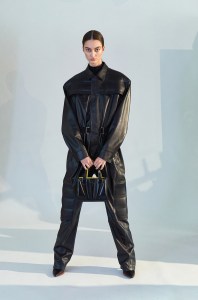 Fashion looks from Ferrari's Fall 2022 collection.