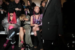 The front row at Christian Cowan RTW Fall 2022.