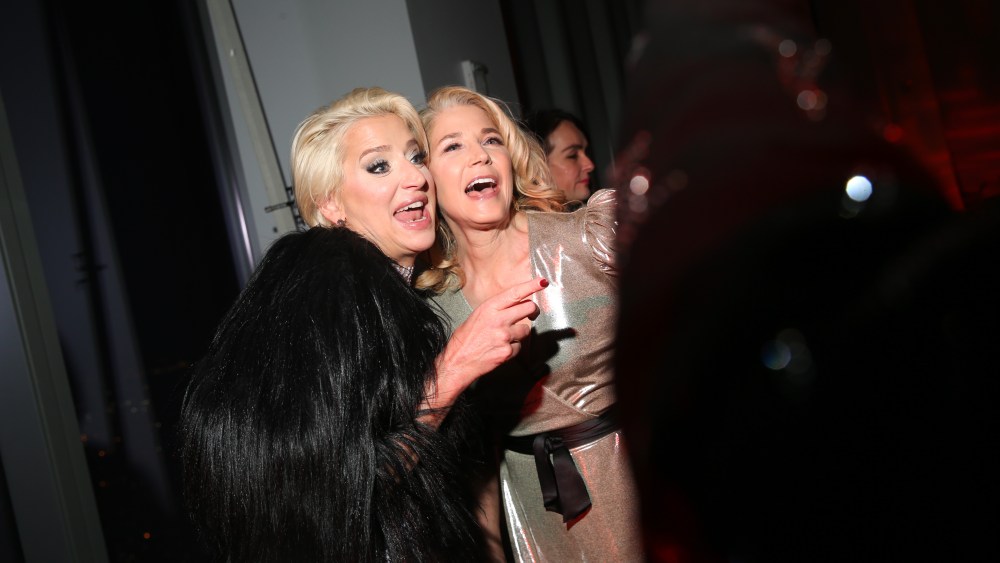 Dorinda Medley and Candace Bushnell